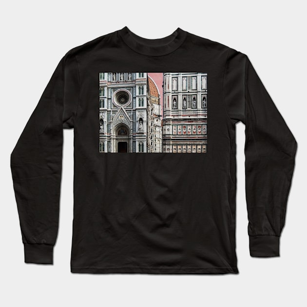 Il Duomo, Florence Long Sleeve T-Shirt by rozmcq